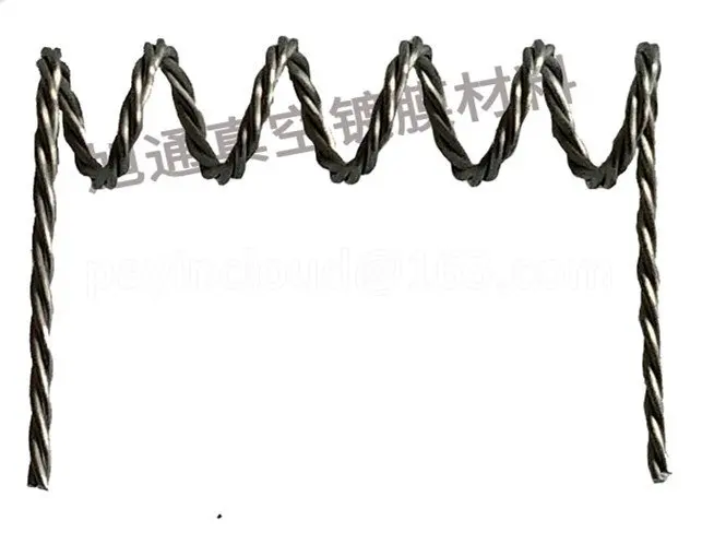 

Вольфрамовая проволока, вакуумное покрытие, гальваническая машина, вольфрамовая проволока, вольфрамовая витая проволока, Вольфрамовый нагреватель NB6/NB5 0,85*3 1 кг
