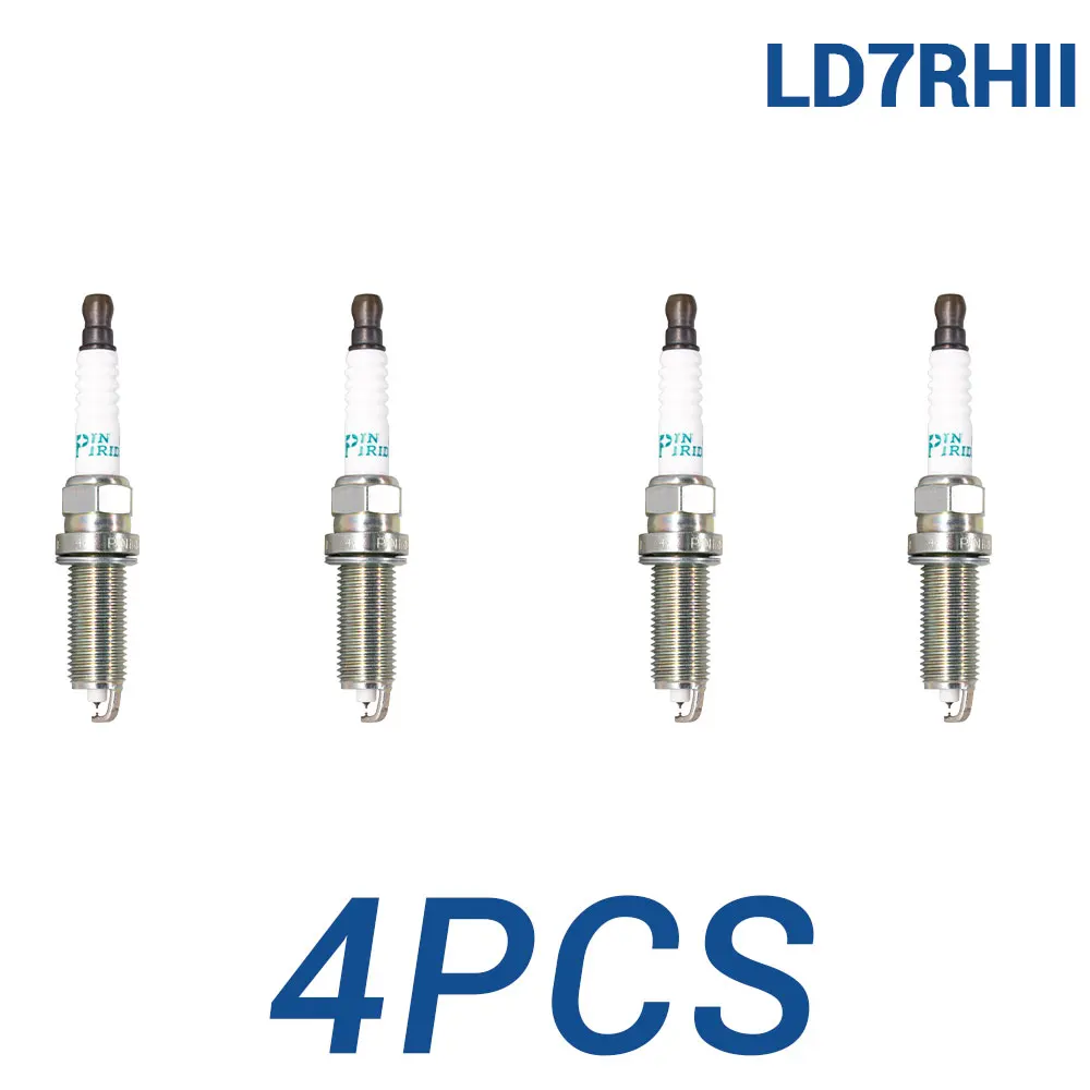 

2-8PCS Свечи Замена для Denso 3518/FC20HR-Q8 TOYOTA 90919-01297 9091901297 Двойной иридиевый факел свечи зажигания LD7RHII Автозапчасть