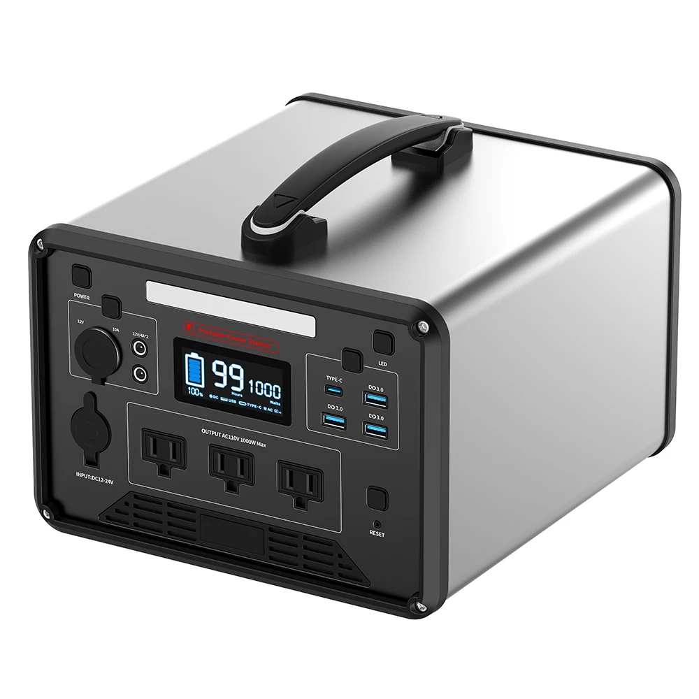 

1000W high quality energy storage solar camping power station portable power for camping