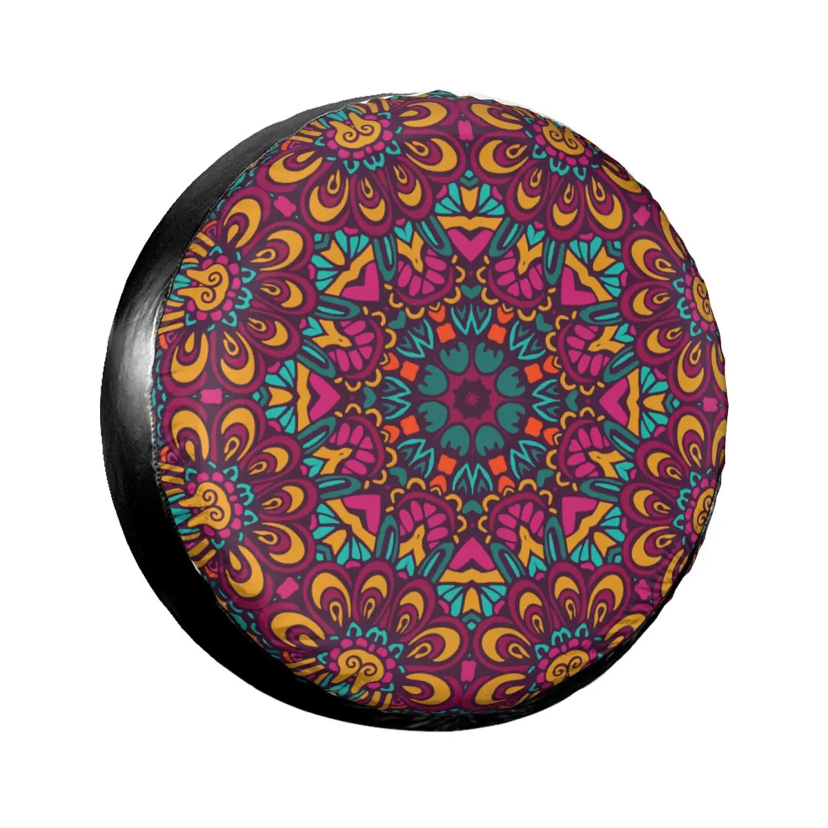 

1 шт., чехол для автомобильных запасных шин, этнический полиэстеровый чехол с мандалой для хранения автомобильных колес и шин, пылезащитный ...