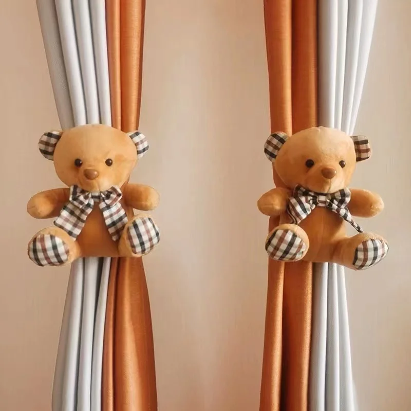 

Cute Jungle Animal Sloth Plush Toy Soft Stuffed Animal Children Room Decoration Accessories Holdback Curtain Straps