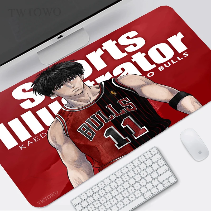 

Anime Slam Dunk Mouse Pad Gamer XL Large Home New HD Mousepad XXL keyboard pad Mouse Mat Office Soft Natural Rubber Computer