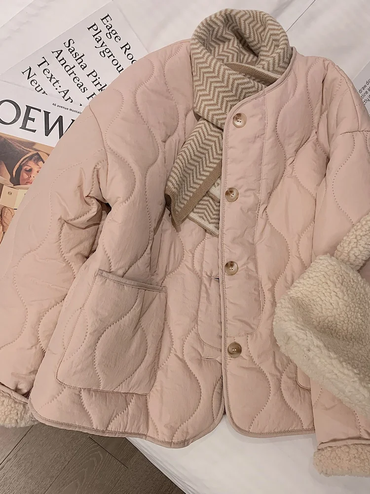 

Plush And Thickened Jacket For Women In Winter Winter Women's Cold Coat Rarf Coats Down Winter Coat For Women Women's Coats