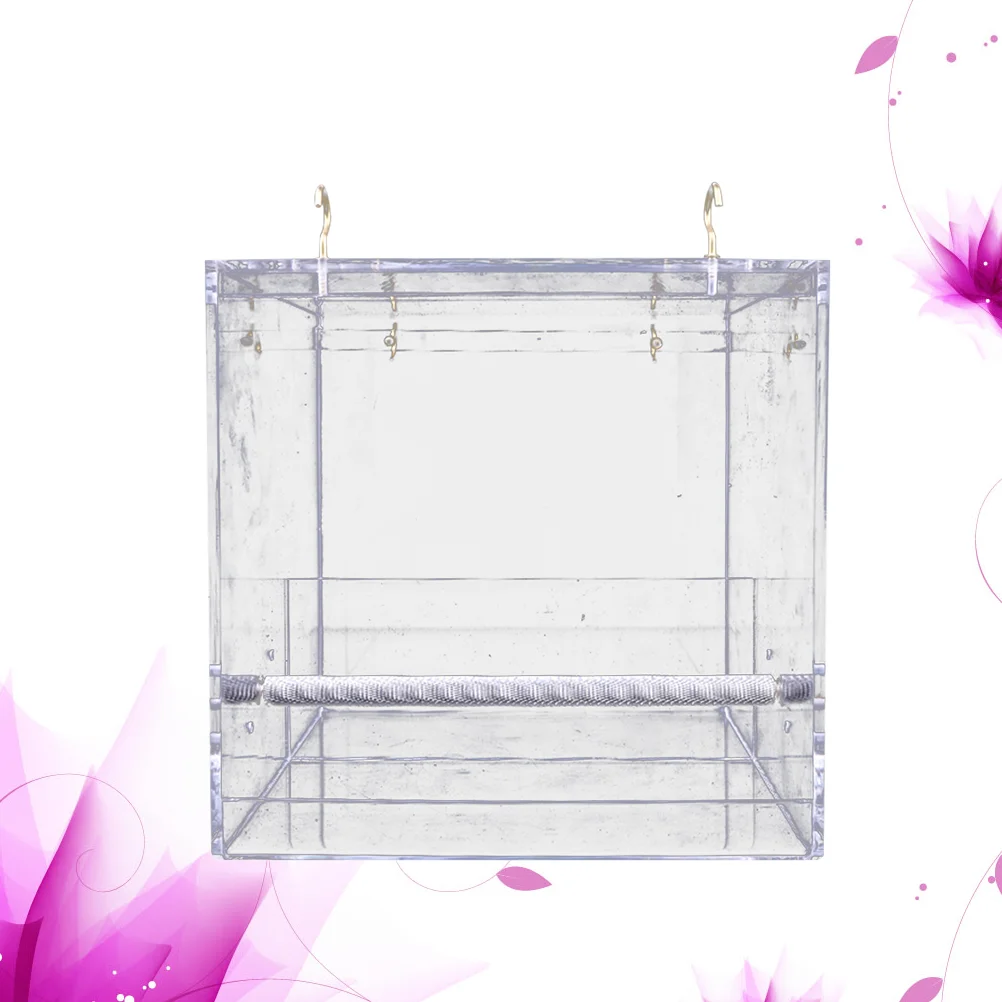 

1 шт., кормушка для птиц, портативная съемная прозрачная настенная кормушка для домашних животных