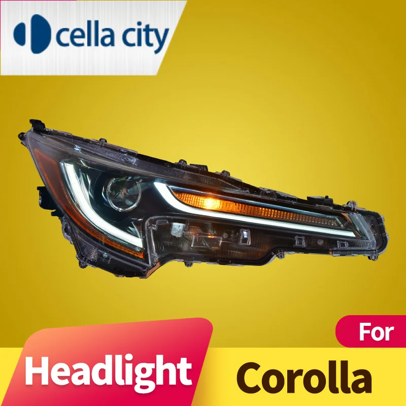 

Headlight Assembly For Toyota Corolla 2019 2020 Full LED Light Source LED DRL LED Turn Signal LED Low Beam