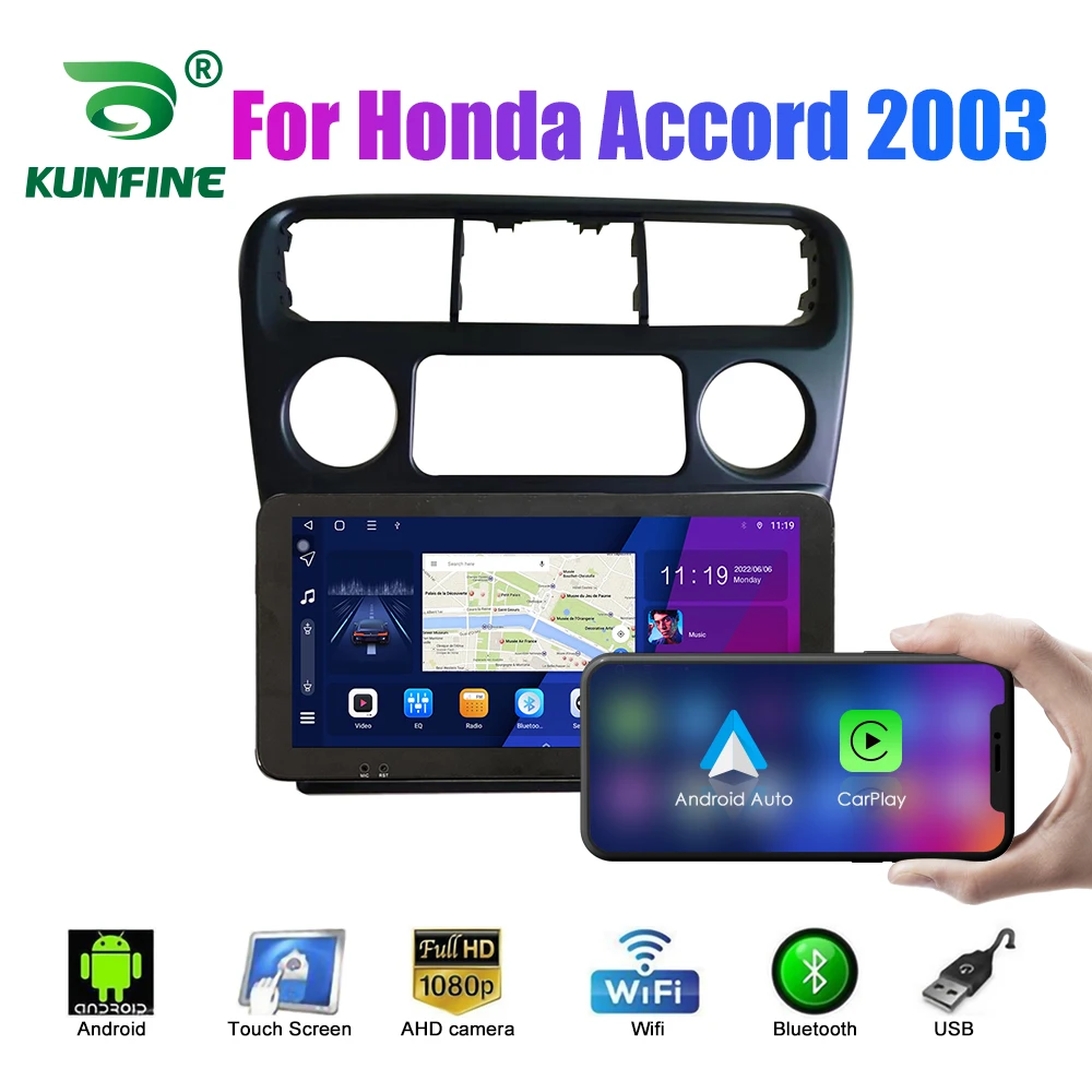 

10.33 Inch Car Radio For Honda Accord 2003 2Din Android Octa Core Car Stereo DVD GPS Navigation Player QLED Screen Carplay