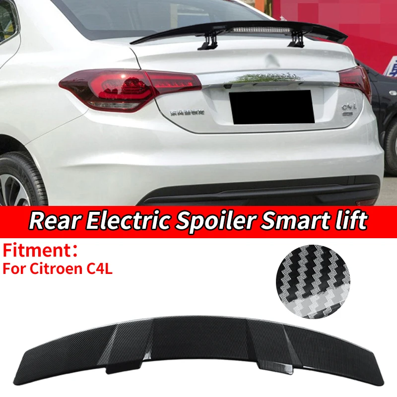 

Car Universal Electric Rear Spoiler Wing Trunk Tail Remote Control Modification Accessorie For Citroen-C4L