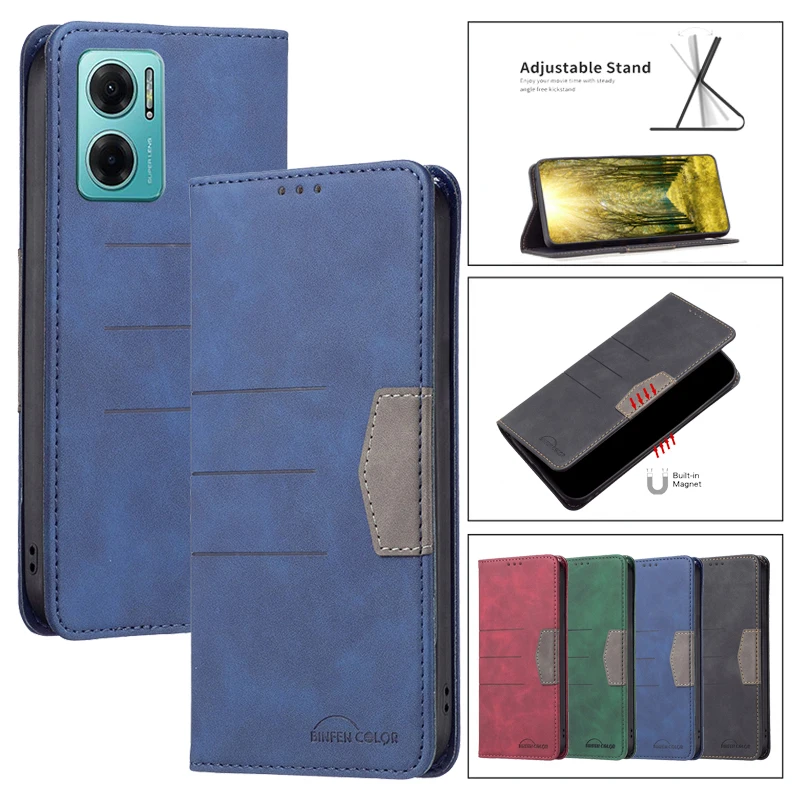 

Magnetic Phone Holder Stand Case For Xiaomi PocoM4 Poco X4 NFC M4 Xiomi PocoX4 Pro X4Pro 5G Etui Coque Leather Wallet Cases