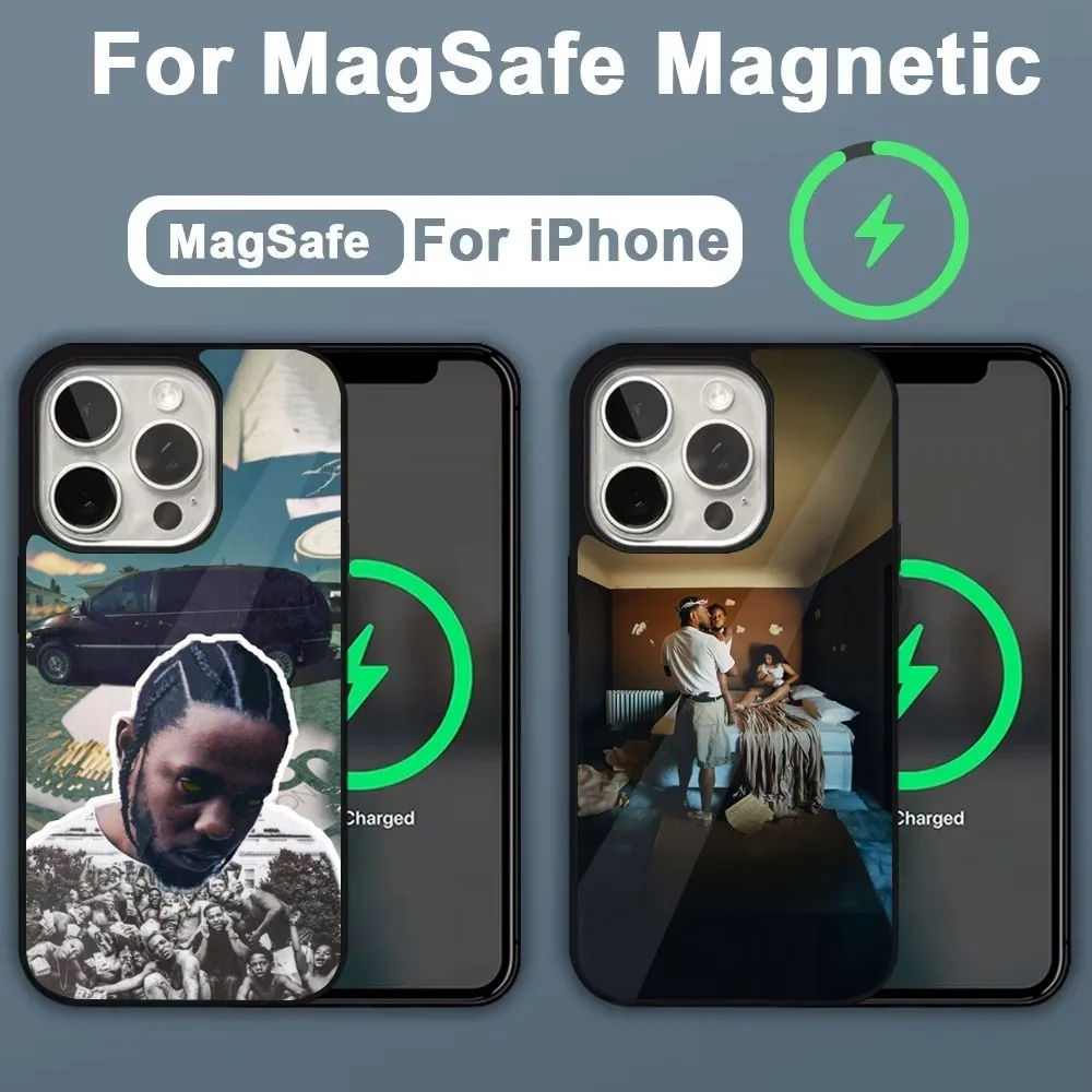 Чехол для телефона Rapper K-Kendrick L-Lamar iPhone 16 15 14 13 12 11 Plus Pro Max Mini Magsafe магнитная