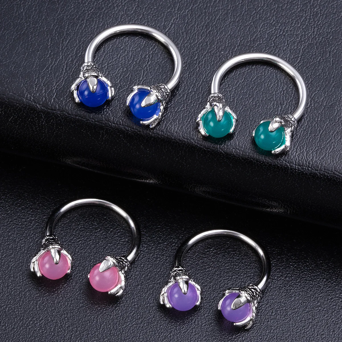 1 шт. кольцо-кольцо в носу перегородка пирсинг губ серьги-гвоздики спираль ушной