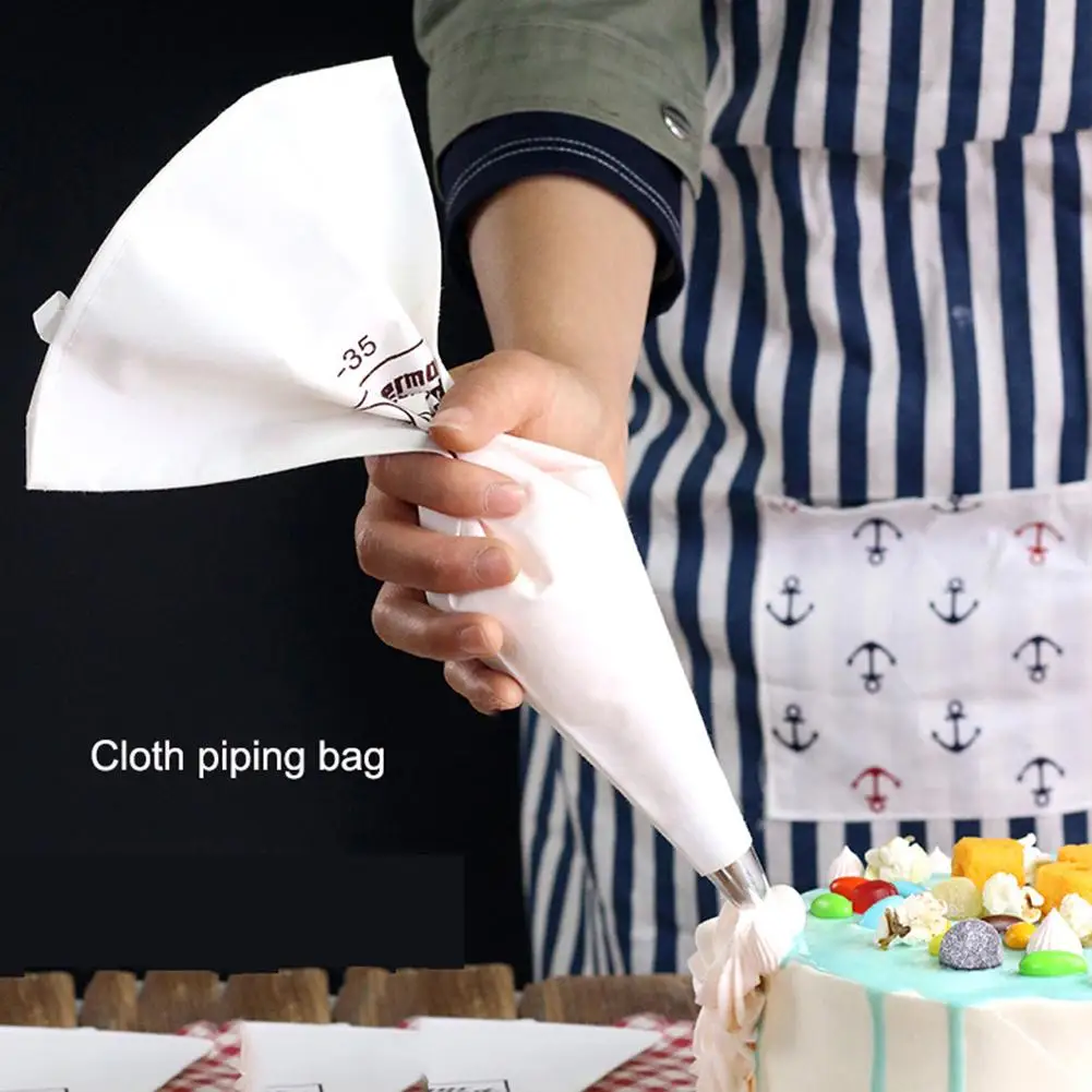 

[ READY STOCK ] Piping Bag Cotton Canvas 6-60 Reusable Thickened Professional Cream Bag Dressing Bag
