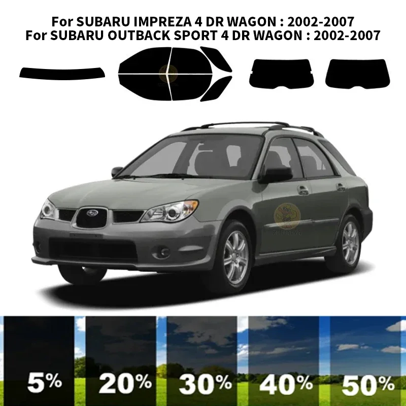 

Нанокерамическая Автомобильная УФ-пленка Precut для окон, автомобильная пленка для окон для SUBARU OUTBACK SPORT 4 DR WAGON 2002-2007