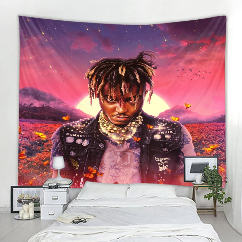 

Pop hip hop singer background decorative tapestry hanging mandala boho decorative tapestry home tapestry