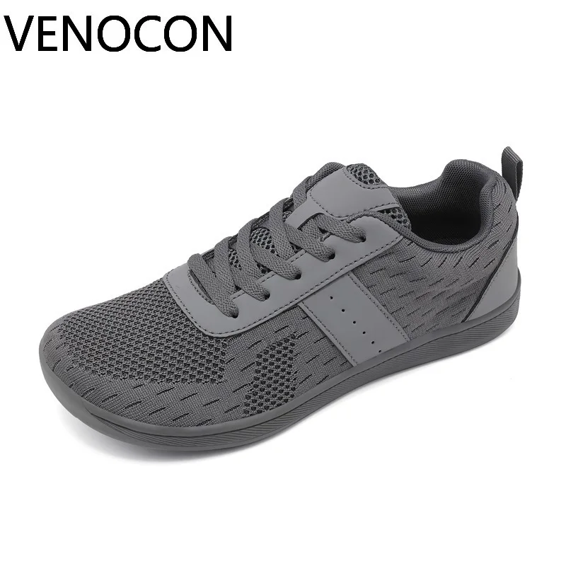 Фото Кроссовки VENOCON Barefoot с широким носком, без подъема, с трикотажным верхом, легкие, минималистичные, для мужчин и женщин №3