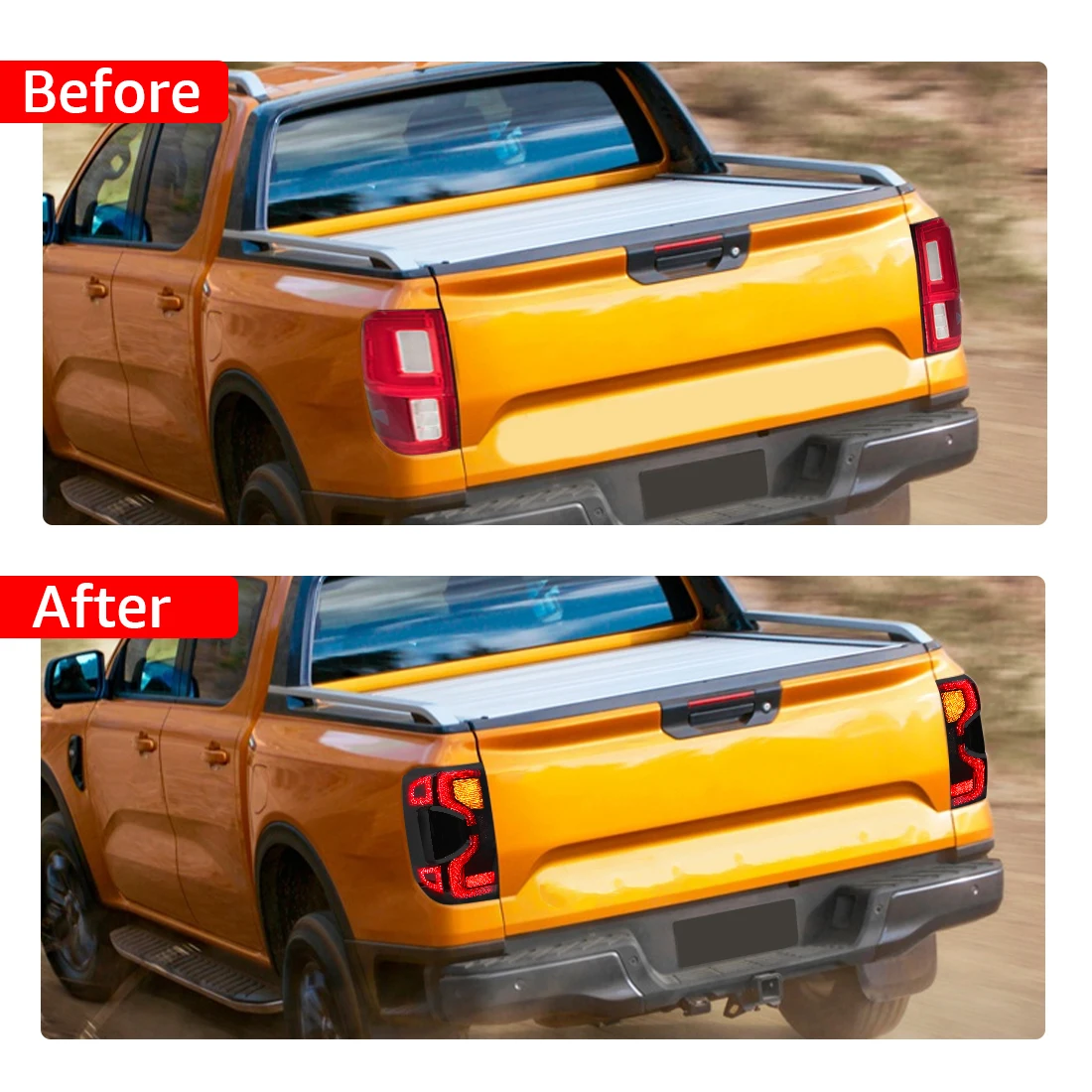 Задние фонари для Ford Ranger 2023 задние противотуманные заднего хода с поворотником