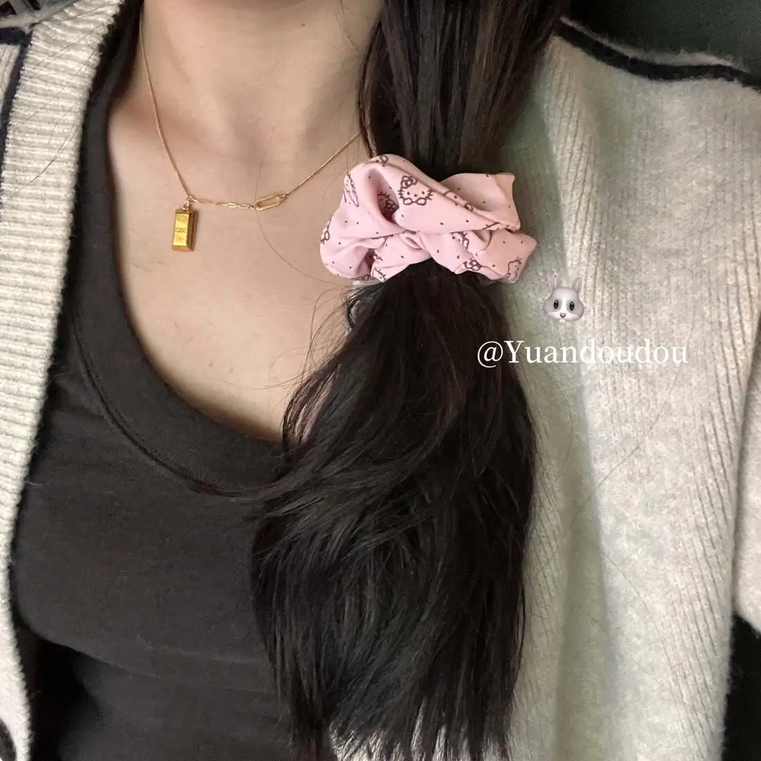 Y2K HelloKittys повязка для волос девочек кавайная розовая высокоэластичная заколка в