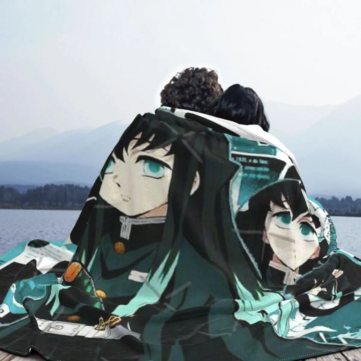 Плюшевые одеяла для кровати Muichiro Tokitou парные и пледы