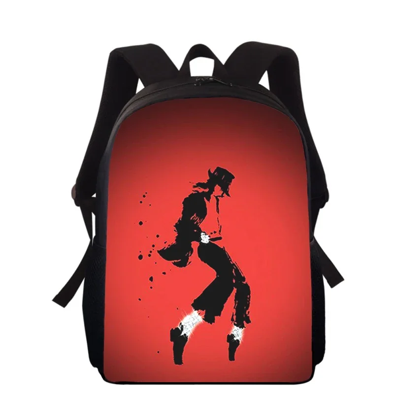 Детский рюкзак с 3D принтом Майкла Джексона 16 дюймов сумки для начальной школы