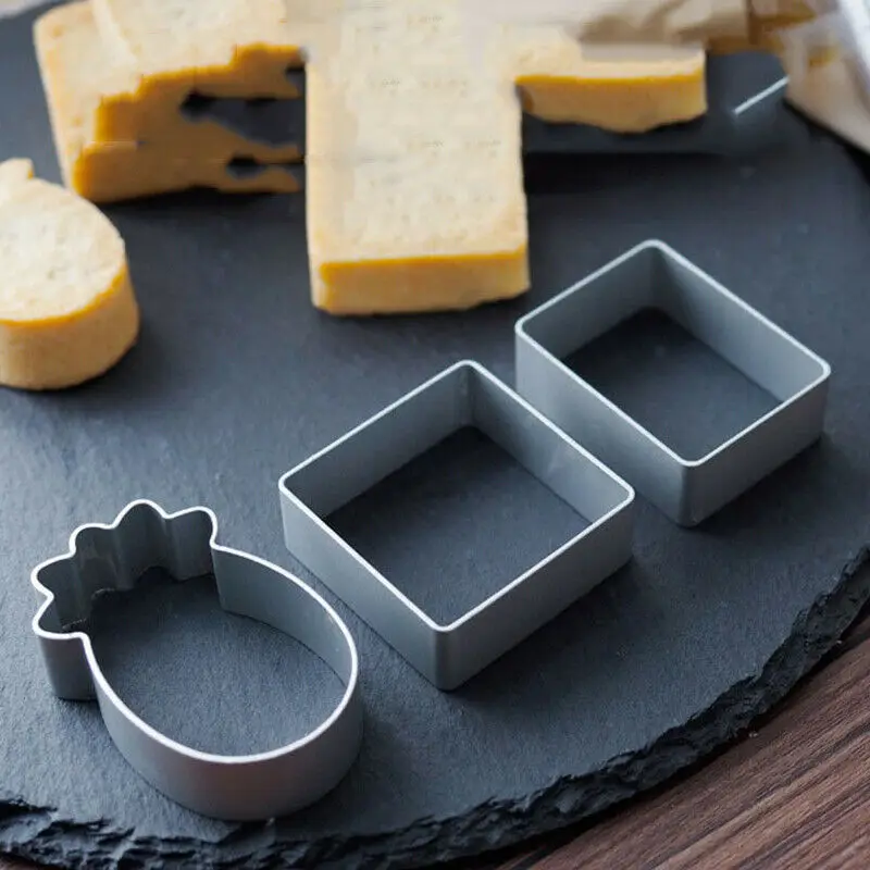 

alloy Pineapple Cake Biscuit Cutters Bread Pressing Mold Mould Stamp