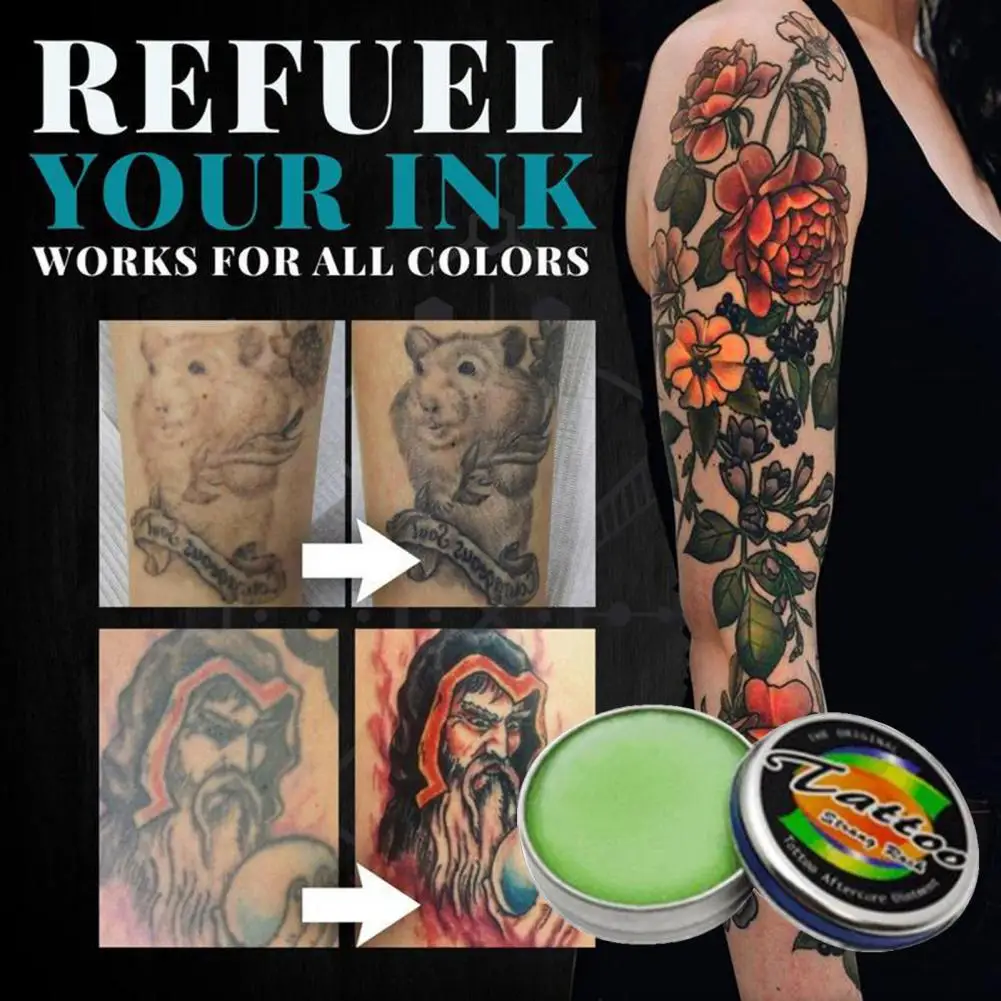 Увлажняющий крем для татуировок способствует исцелению восстанавливает цвет