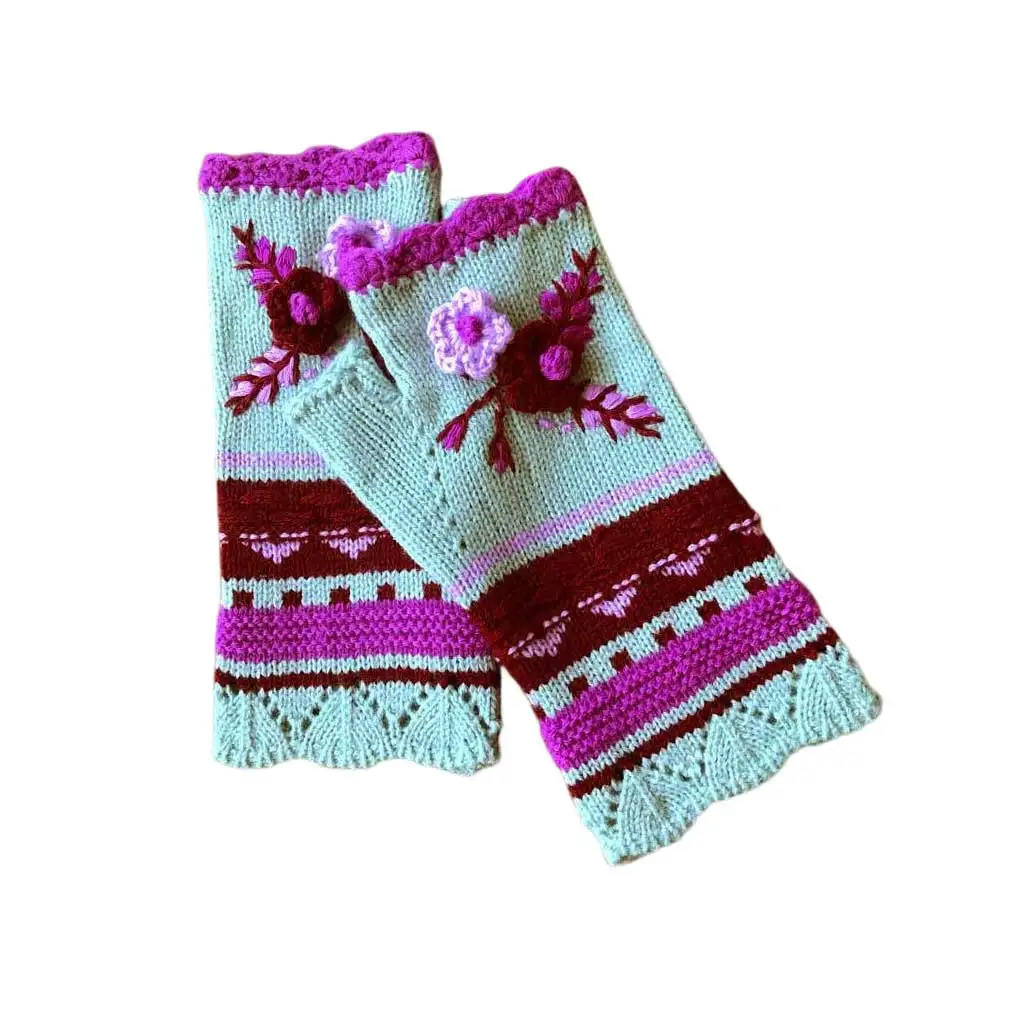 

Knitted Gloves Knitting Mittens Ins Winter Clothing Thickening Warm Glove