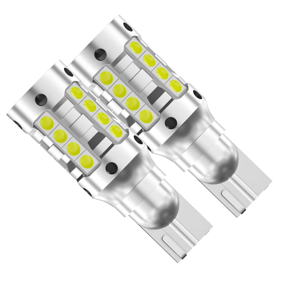 

Комплект Из 2 Светодиодных Ламп W16W T15 Для Задних Фонарей И Камеры Заднего Вида, Без Ошибок, Совместимые С Canbus