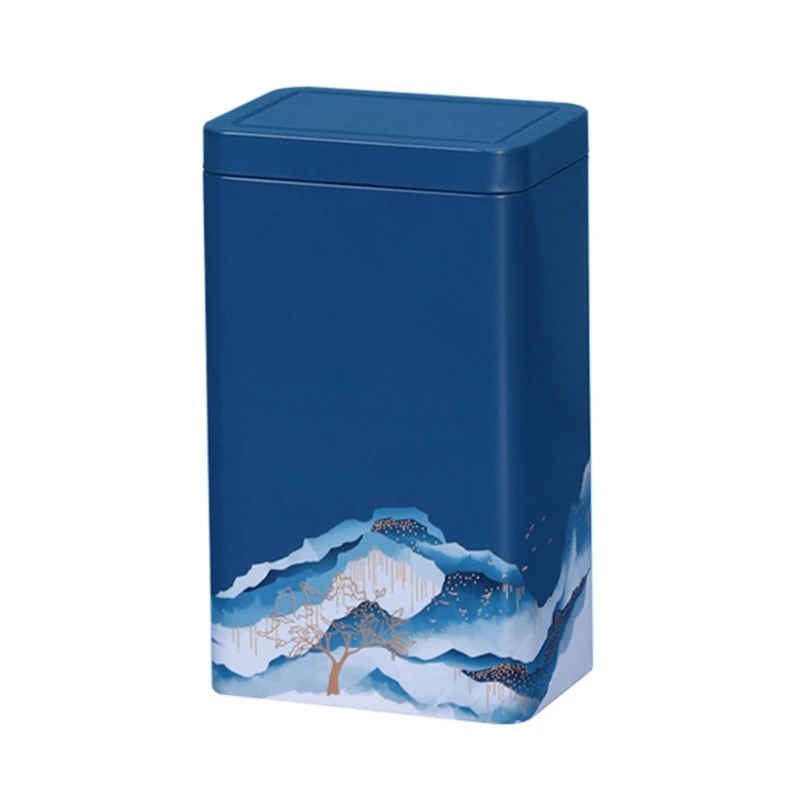 Металлическая канская коробка из олова японского чая, зеленый контейнер для хранения кофе, трав, конфет, сахара, специй и закусок J11 22.