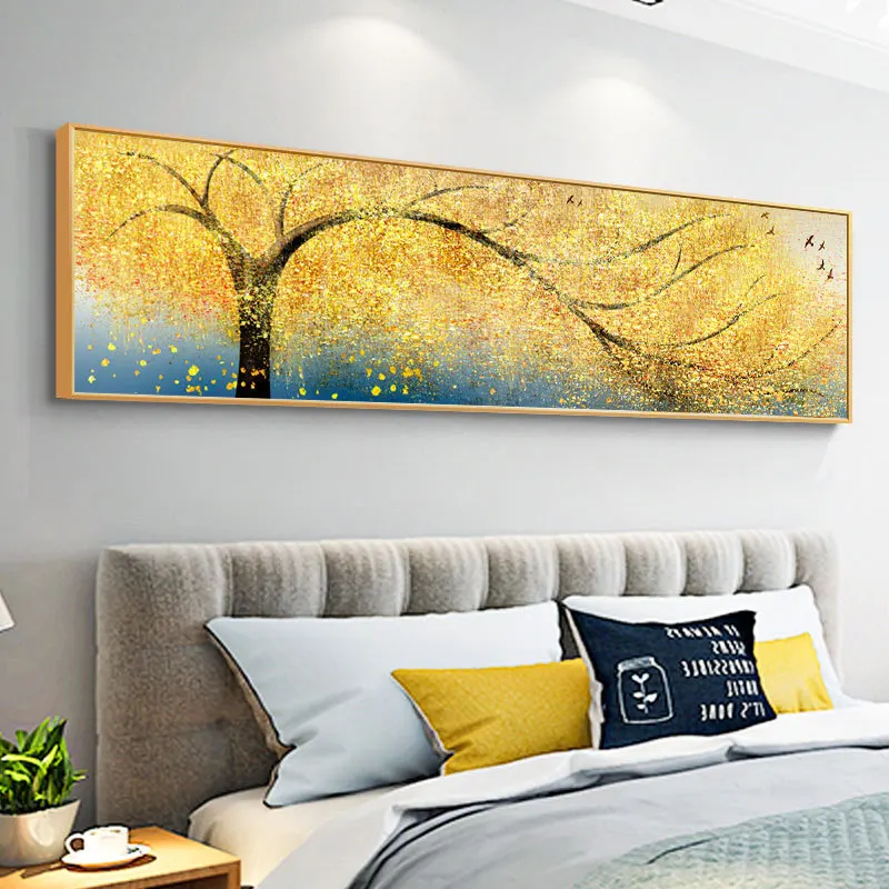 

Golden Rich Tree 5D Diamond Painting Full Diamond Art Embroidery Living Room Office Home Decor Floral Diamond Cross Stitch Kits