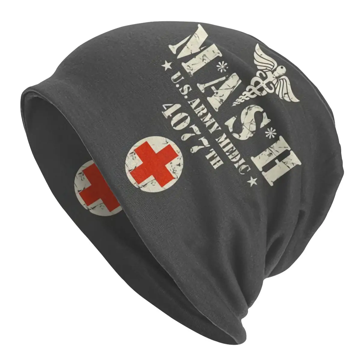 

Mash ( Distressed Design ) Bonnet Femme Hip Hop Knit Hat Warm Winter Mash 4077 4077th Hawkeye Kinger Alan Alda War Beanies Caps