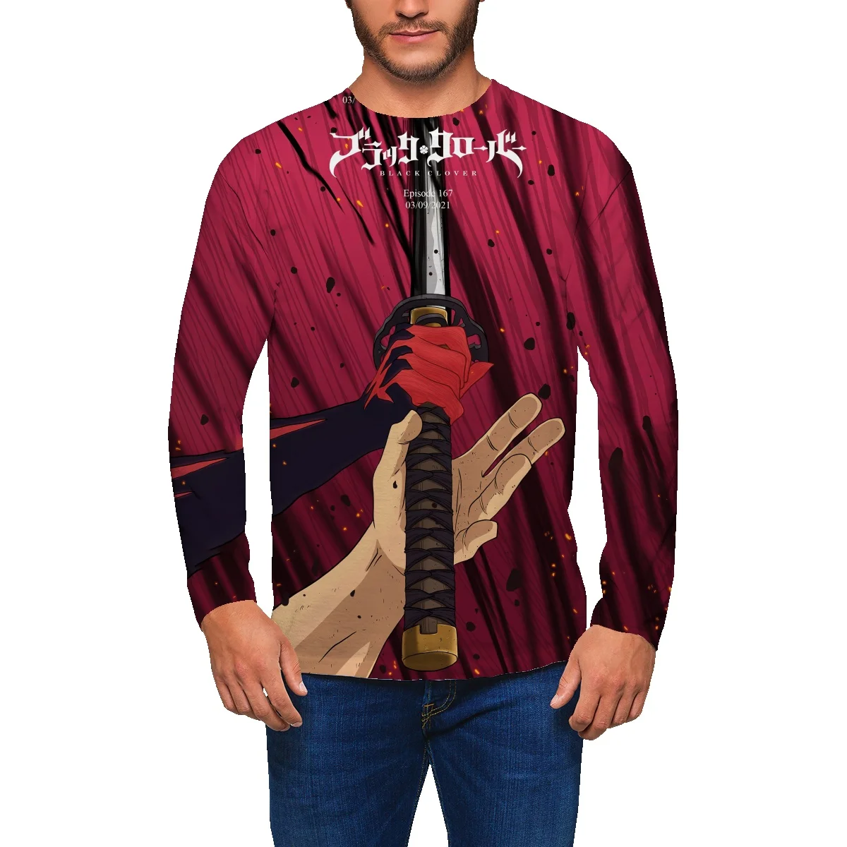 

Американская футболка с круглым вырезом и длинными рукавами, Мужская Осенняя универсальная рубашка, свободный уличный свитер для весны и о...