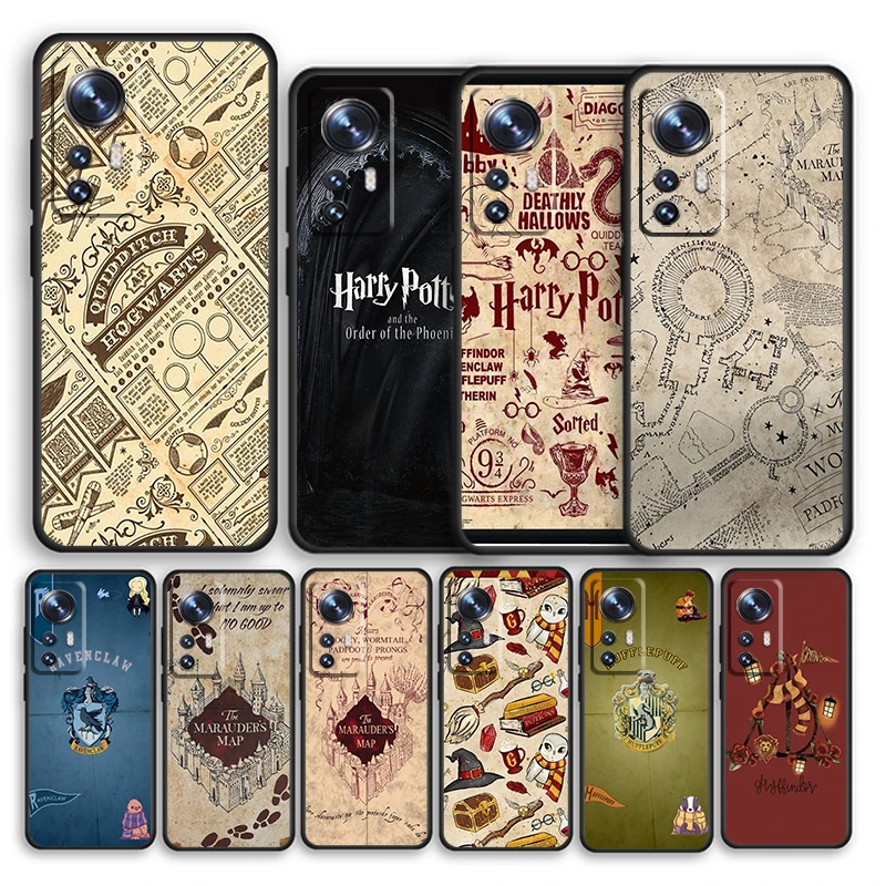 

H-harrys Cool For Xiaomi Mi 12 11 10 11T 10T 5GUltra Pro Lite TPU Soft Silicone Black Phone Case