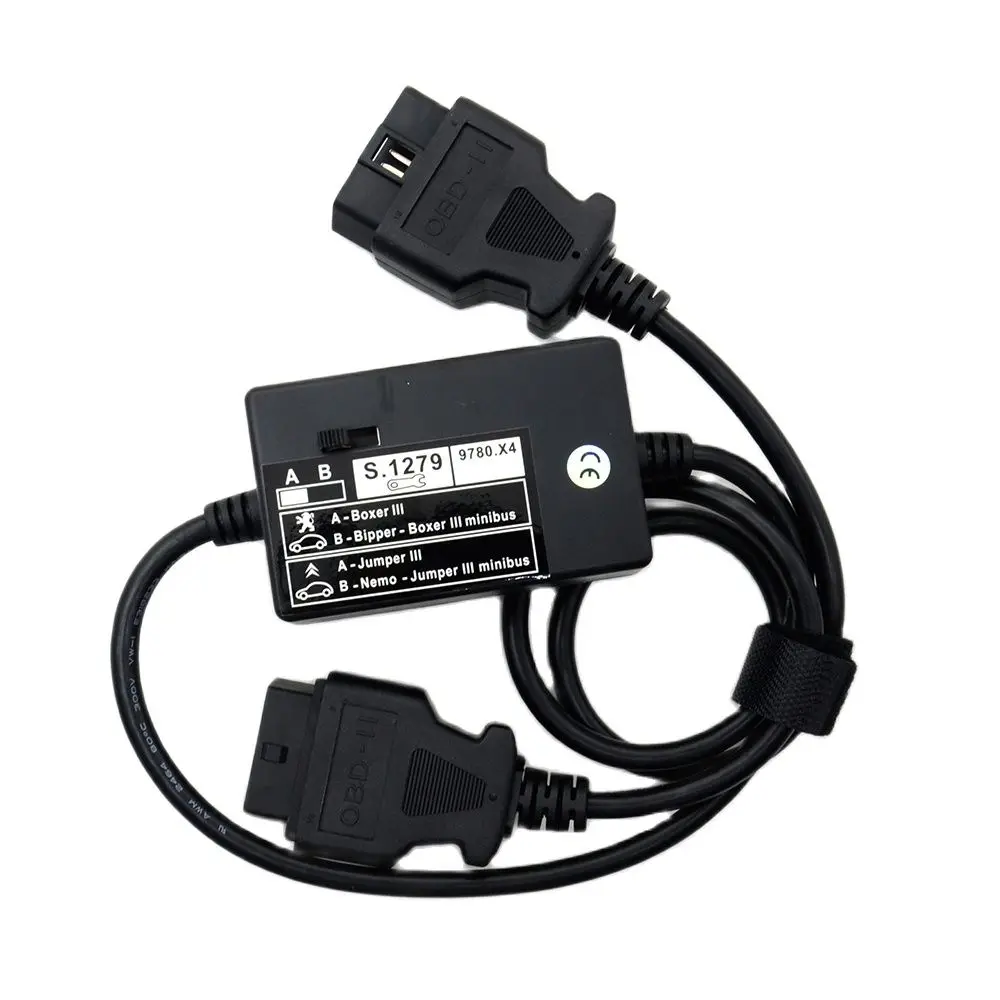 Диагностика кабеля OBD 2024 Интерфейсный модуль S.1279 и S1279 Professional Niche 3 PP2000