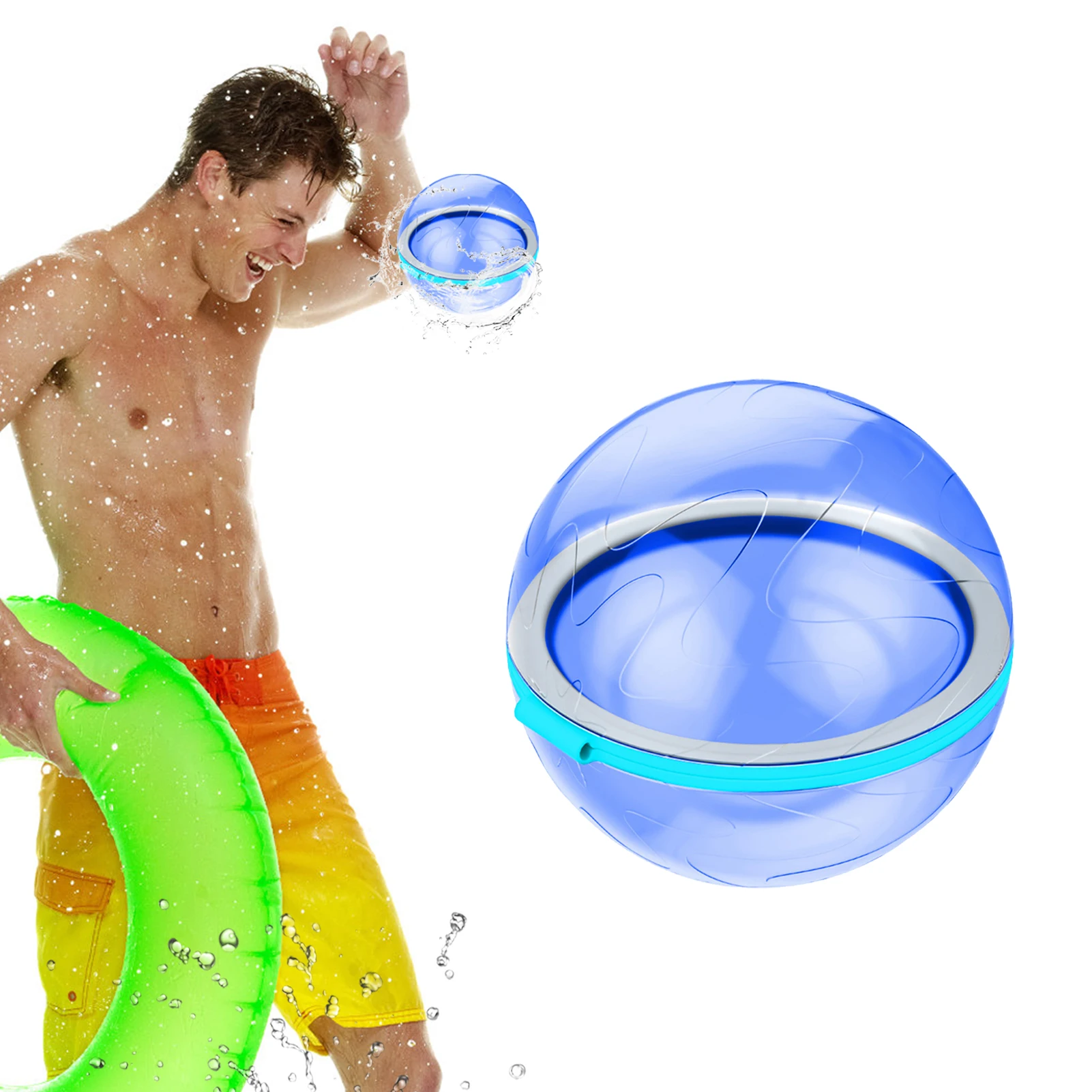 

Water Ball Toy Summer Toy Mini Reusable Water Balloons Automatic Sealing Kids Pool Toy Outdoor Water Activities For Kids Garden