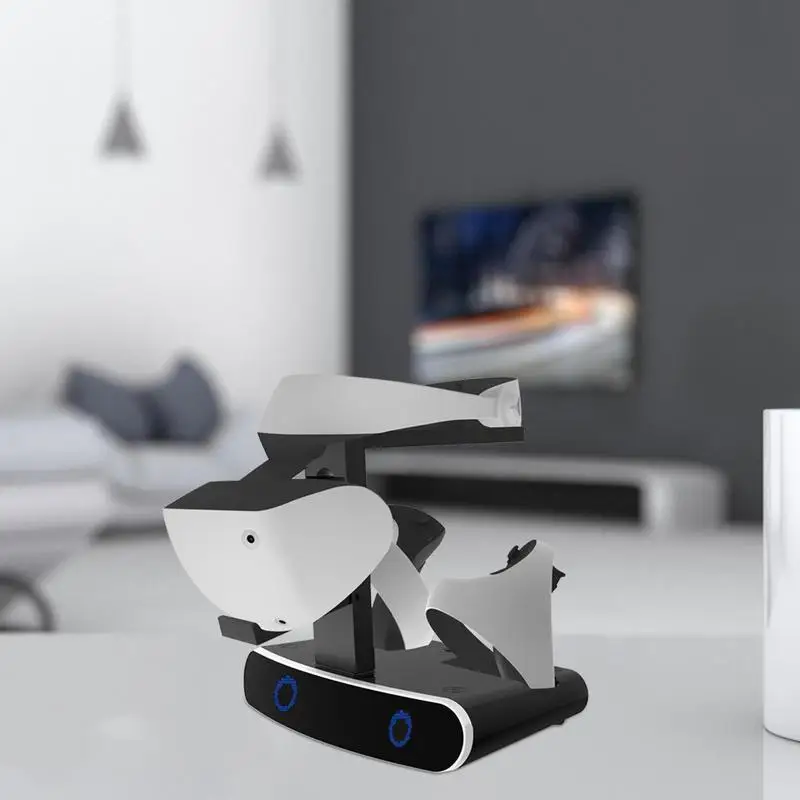 

Game Controller Charging Dock Station For PSVR2 With Charge Cable Quick Charger Docking Base Stand With Indicator Storage