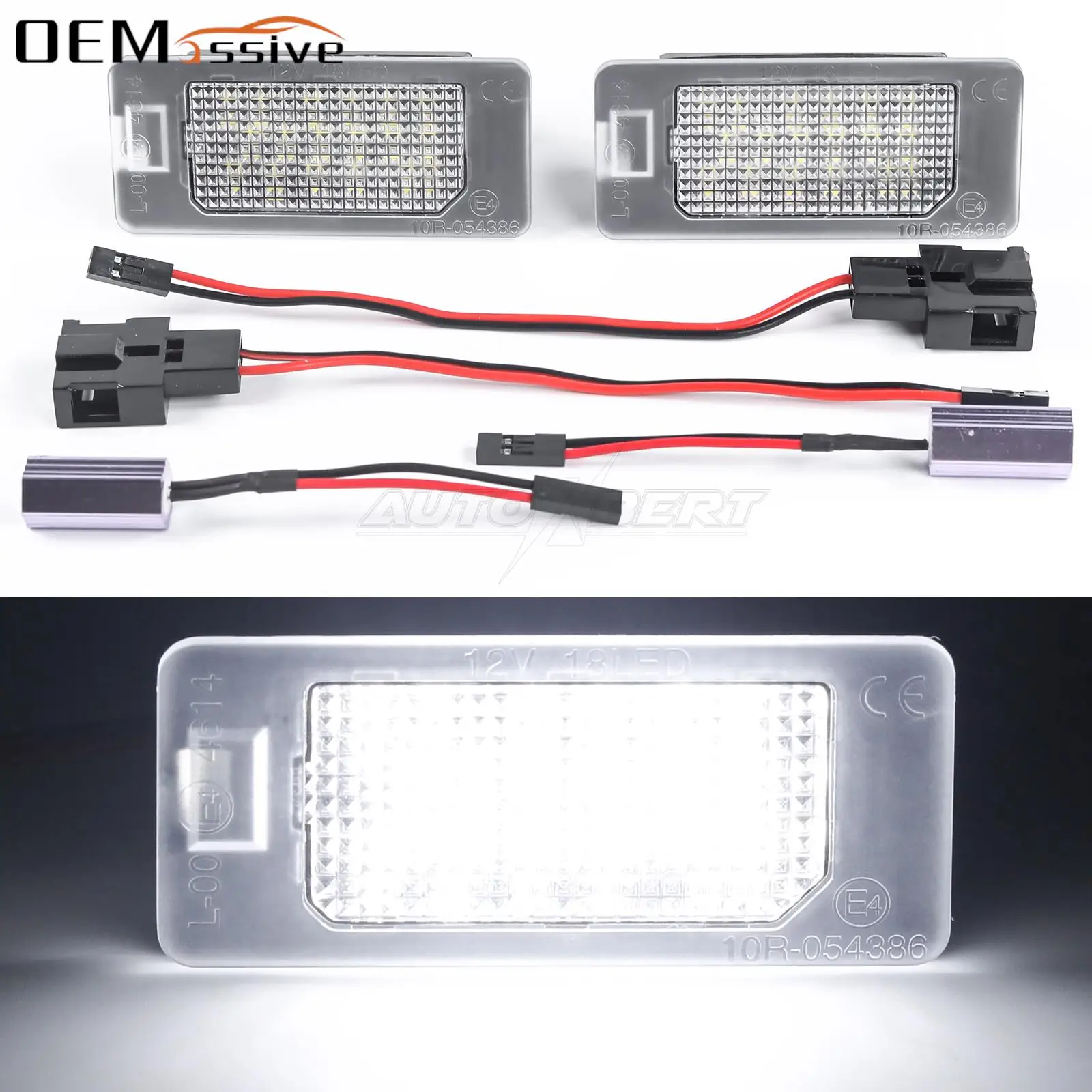 

Светодиодный светильник номерного знака Canbus без ошибок для VW Tiguan 2014- Golf 6 7 Plus Jetta 6 Passat B6 B7 Variant Sharan 7N Polo