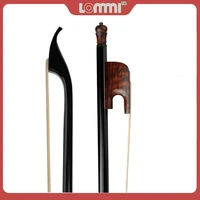 lommi baroque violin bow 44 violin bow baroque violin bow 44 fiddle bow pure black carbon fiber bow full size snakewood frog