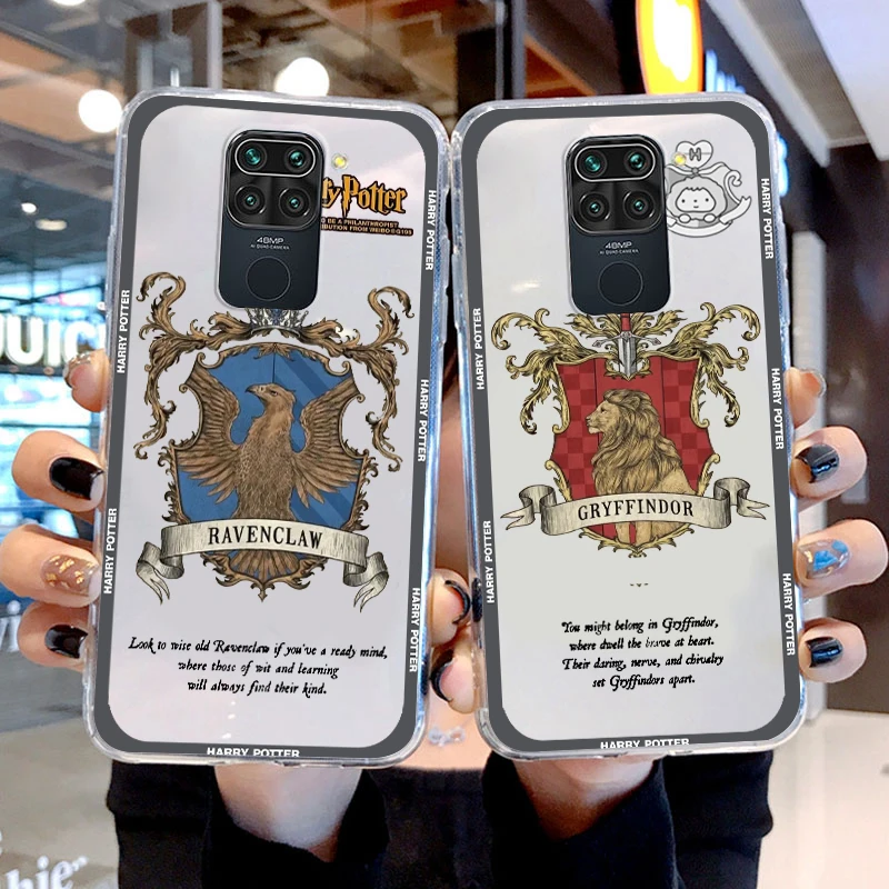 

Logo Potters Cool Harries Phone Case For Xiaomi Redmi Note 11E 11S 11 11T 10 10S 9 9T 9S 8 8T Pro Plus 5G 7 Transparent