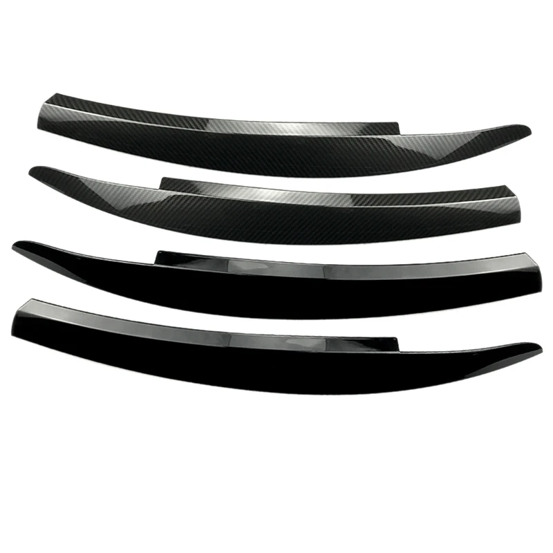 

2 пары, наклейки для автомобильных фар Scirocco Gts 2008-2017, углеродные и черные