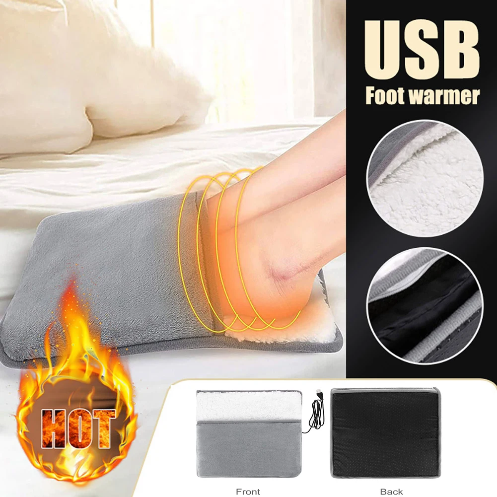 

Warm Slippers Feet Warm Slippers Heating Foot Warmer Pad Winter Hand Foot Warmer Washable Household Foot Warmer