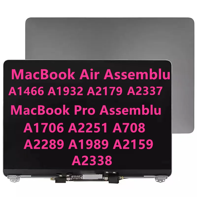 Новый Сменный ЖК-экран для MacBook Pro Air A1466 A1932 A2179 A2337 A1706 A1708 A1989 A2159 A2251 A2289 A2338