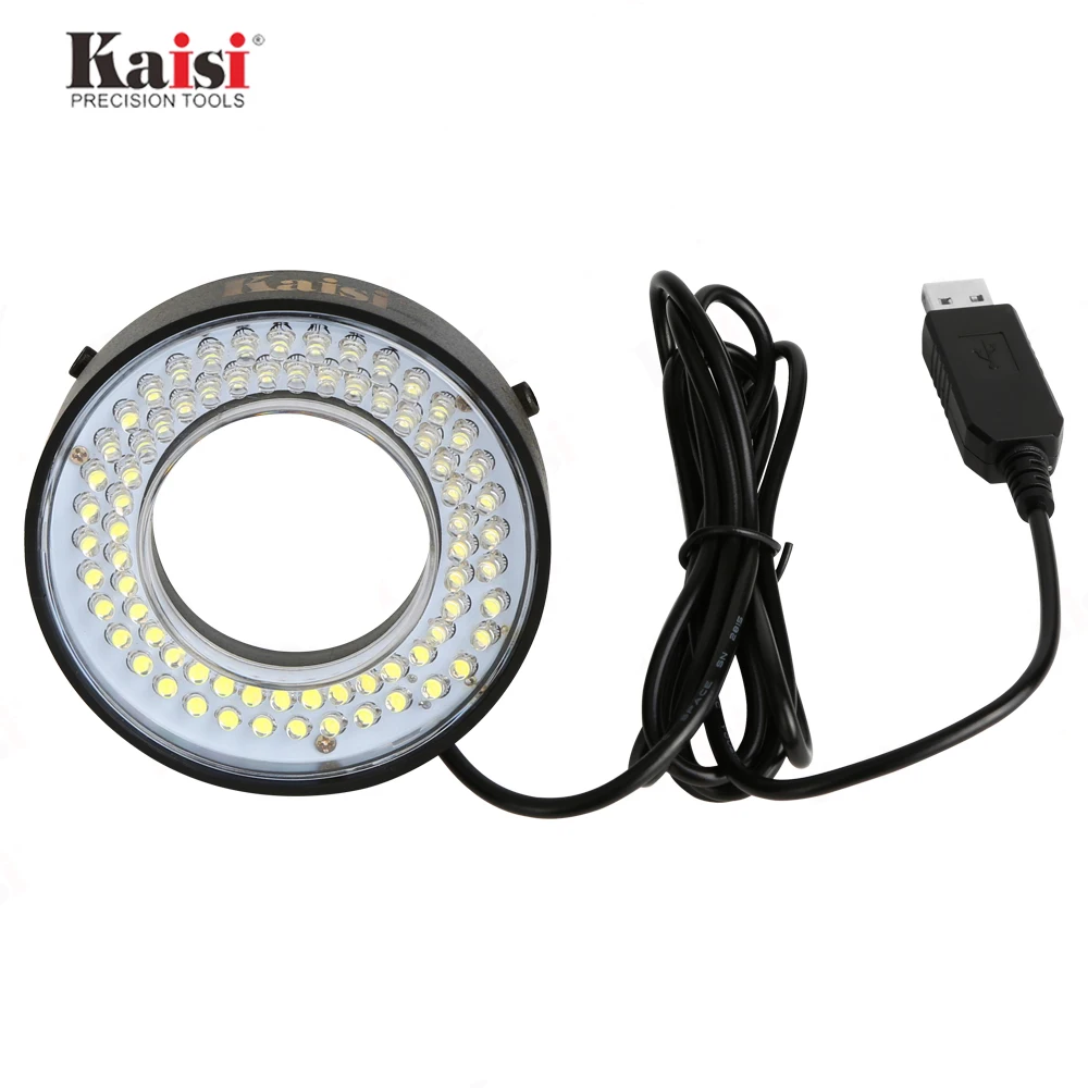 

Microscope 72 LED Ring Light USB 5V Integrated Adjustable Dimmer Illuminator Lamp Source Monocular Binocular Stereo Trinocular