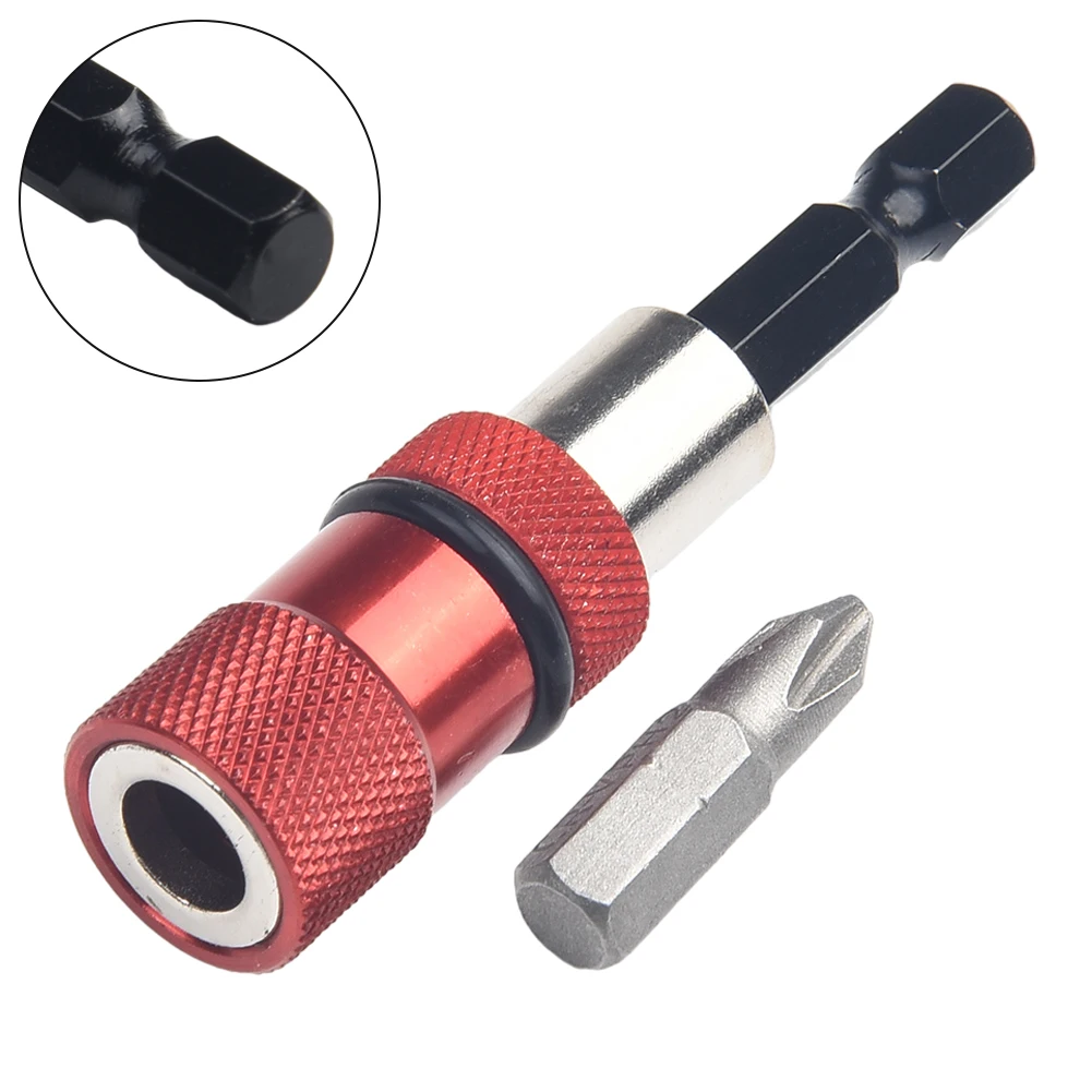 

1pc Screwdriver Bit Quick Connecting Rod 1/4 Inch Hex Shank Driver Magnetic For Electric Drill Nutdrivers Wind Batch Hand Tools
