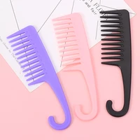solid wide tooth hair comb women hairdressing styling tool shower brush detangling professional salon tool anti static comb