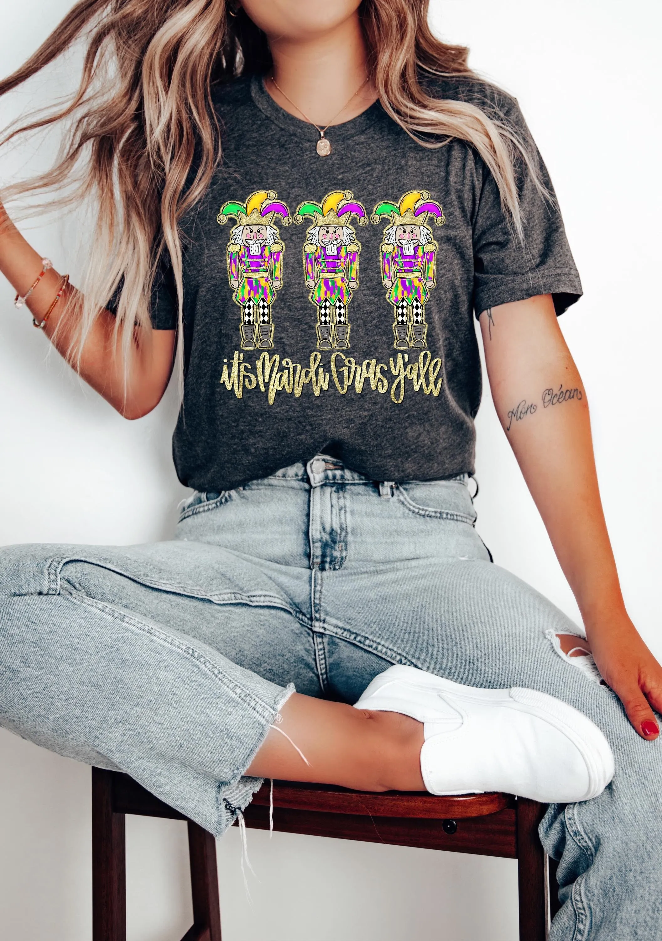 Футболка Марди Гра Щелкунчик в стиле ретро с бантом Кокетка Нола