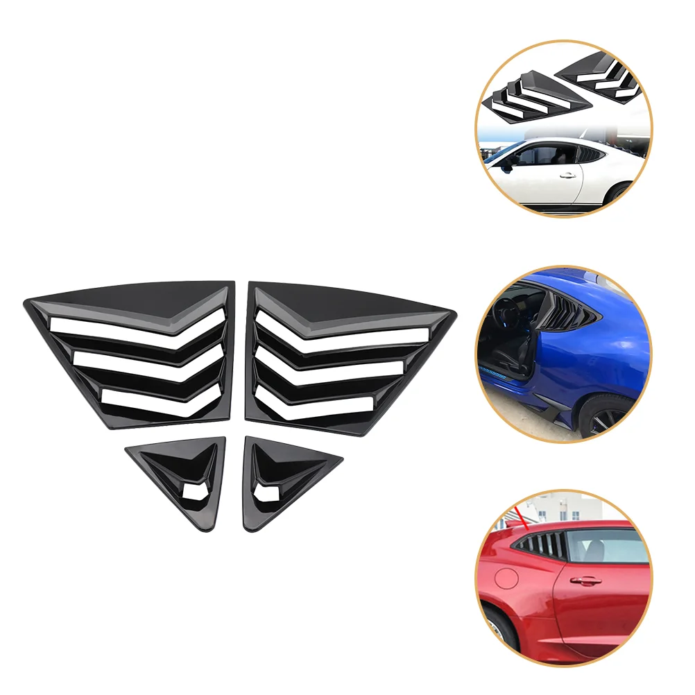 

1 Pair Window Louvers Car Window Side Shades Carbon Fiber Rear Window Louvers Car Rear Window Louvers