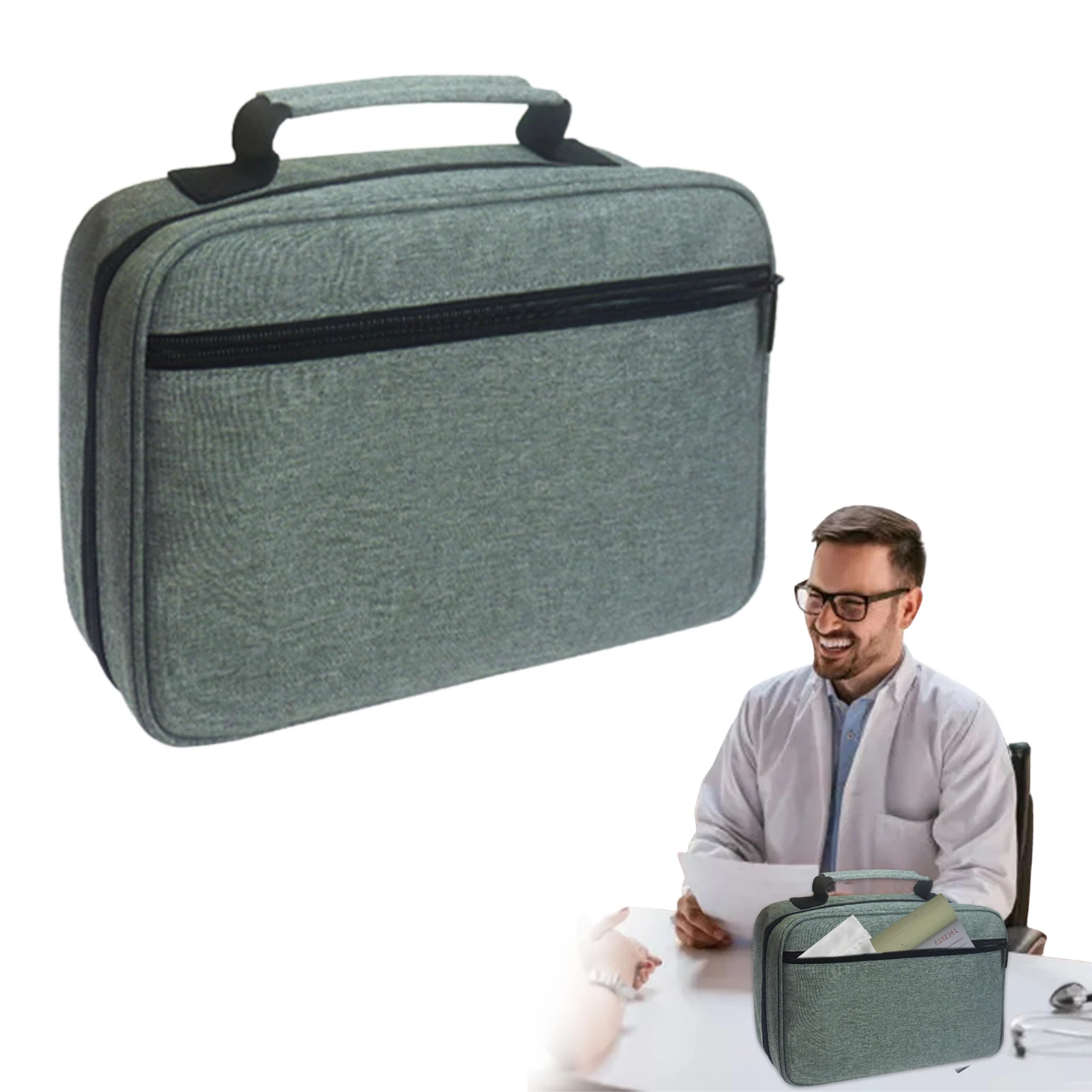 

Чехол для переноски стетоскопа, сумка для хранения для облегченного II S.E кардиологии IV МДФ акустики Делюкс стетоскопа, дополнительная комна...