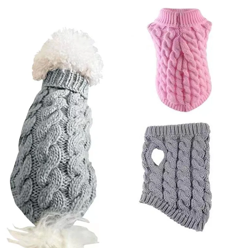 

Chihuahua Pet Clothes Cat Vest For Small Knitted Puppy Soft Dog Outfit Costume Dogs Cosy Cats Clothing Cat Turtleneck Sweater