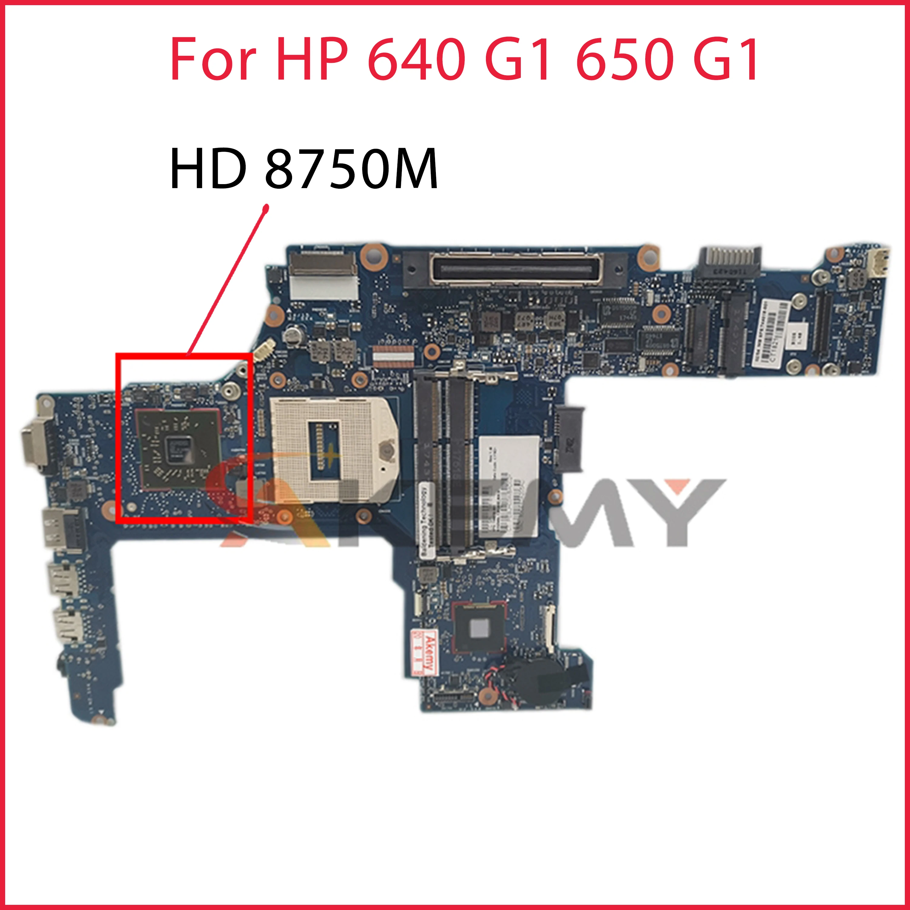 

For HP PROBOOK 650 G1 Laptop Motherboard 744018-001 744018-501 PGA947 6050A2566401-MB HD 8750M 1GB 100% Tested Fast Ship SR17D