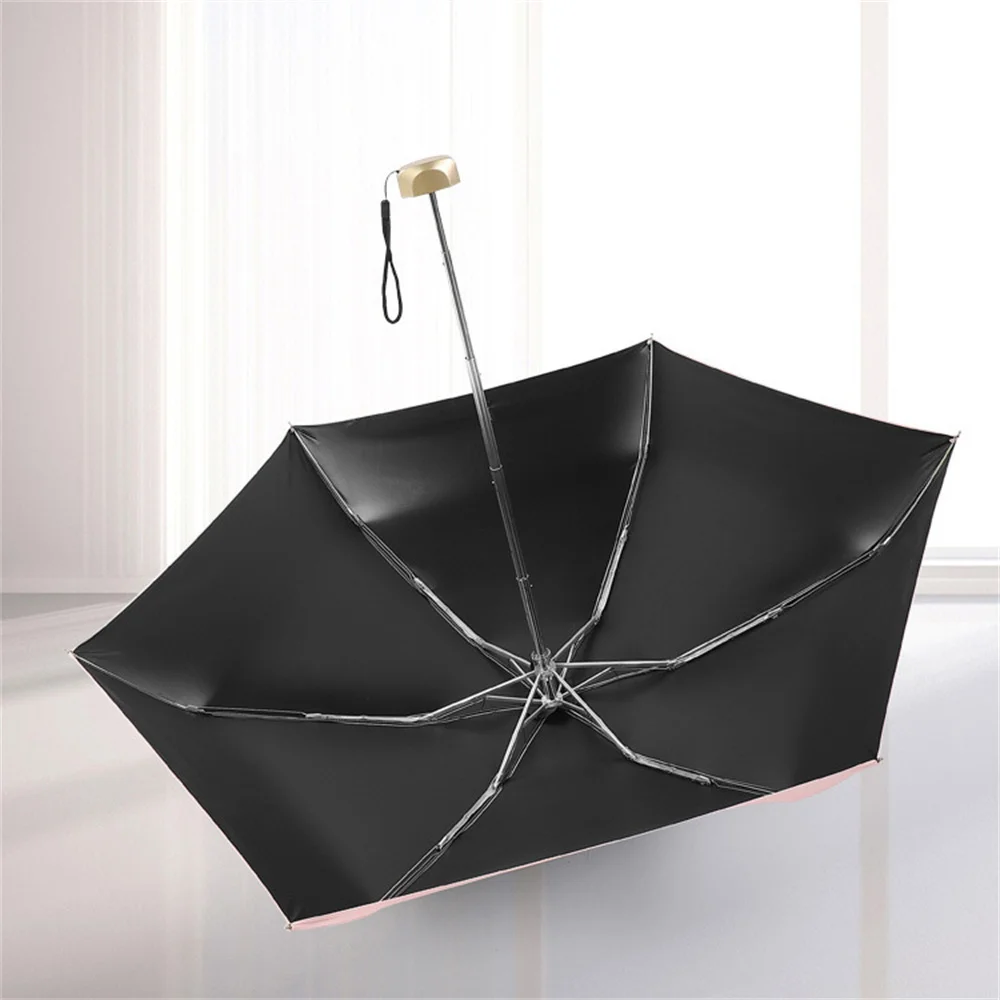 

Мини-зонт от солнца, карманные зонты от дождя, защита от УФ, складной зонт, портативный легкий зонтик от солнца для женщин и мужчин, Зонтик для путешествий
