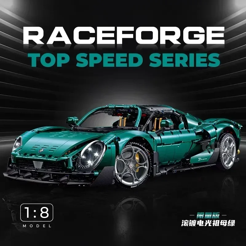 Новая гальваническая версия 10621 4208 шт. MOC высокотехнологичные супер гоночные